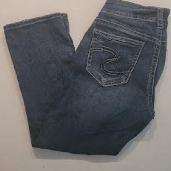 Silver Jean Co Suki Capri Jeans - W28, L22.5" - Picture 4 of 8